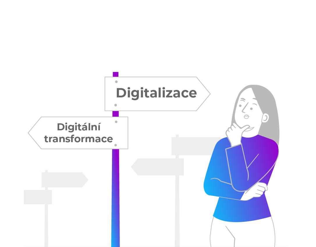 Jaký je rozdíl mezi digitalizací a digitální transformací?